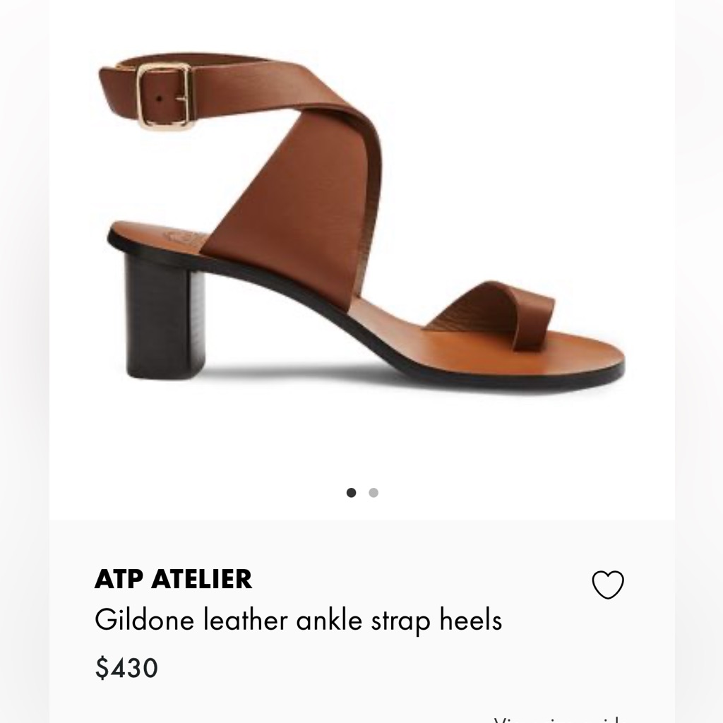 Brand New Atp Atelier 55mm Gildone Sandals - New